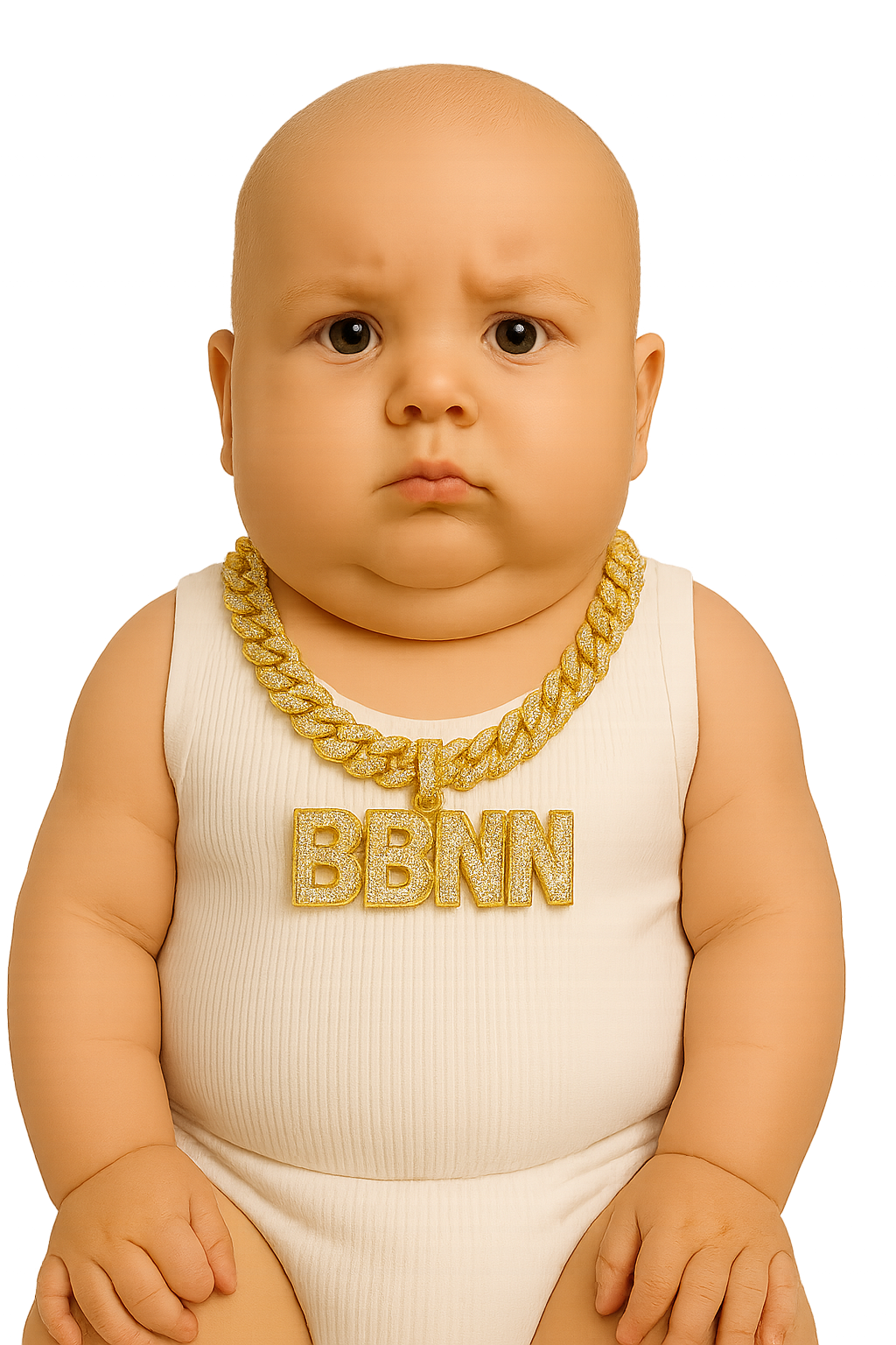 Big Baby No Neck mascot